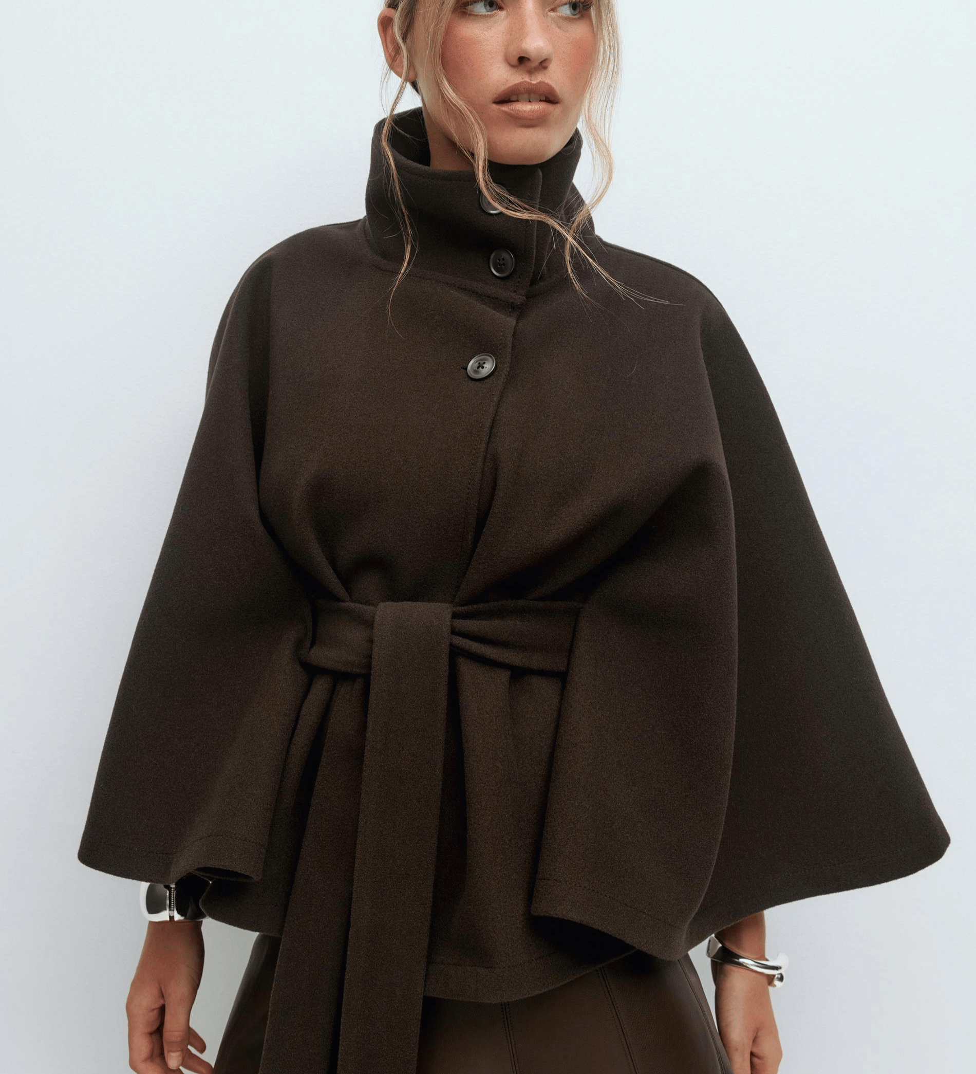 Lusana | Elegantný kabát s opaskom