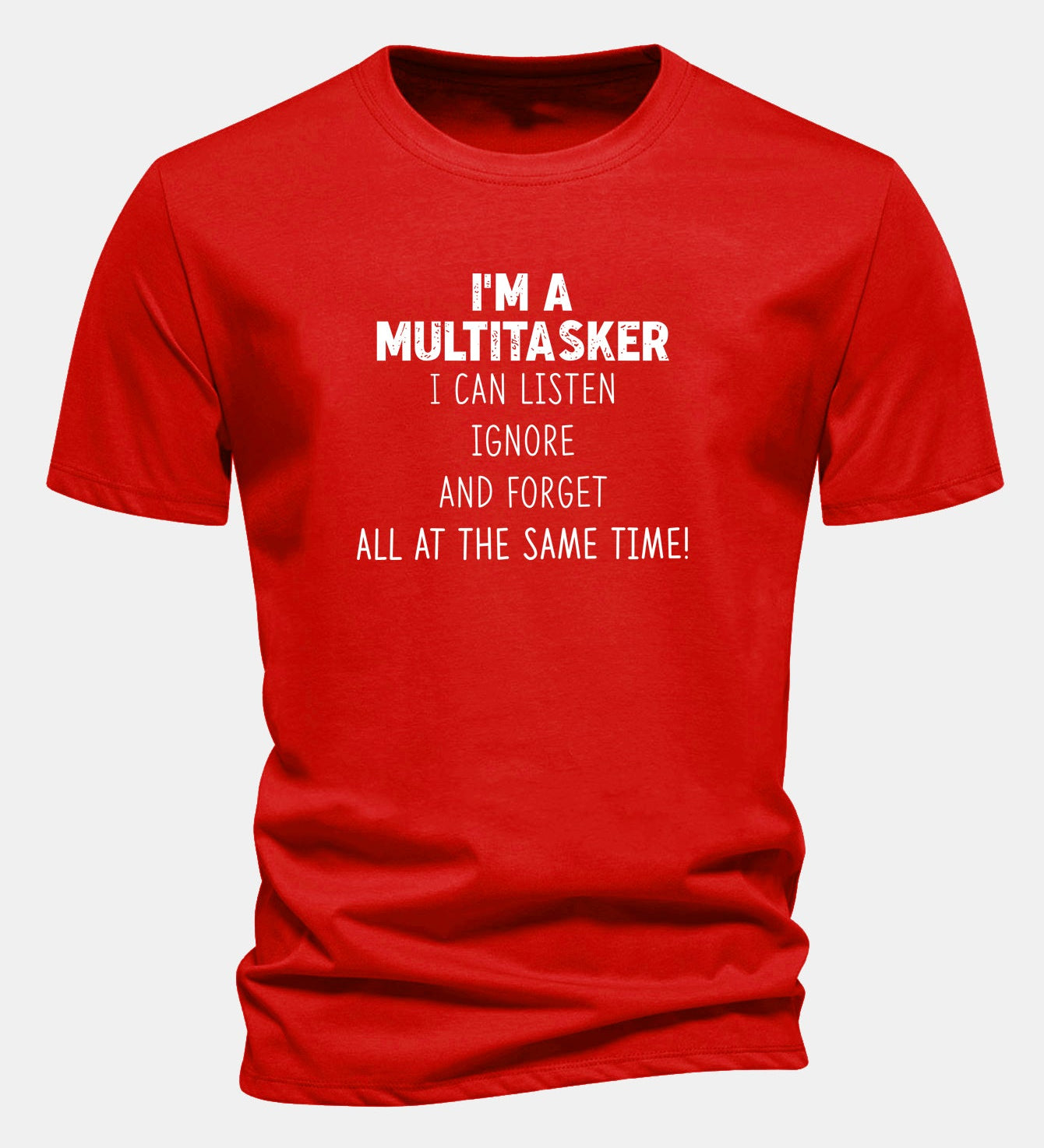 Bavlnené tričko s potlačou „It's A Multitasker“ v regular strihu