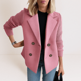 Marta™ | Elegantný kabát s chlpatými rukávmi