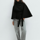 Lusana | Elegantný kabát s opaskom