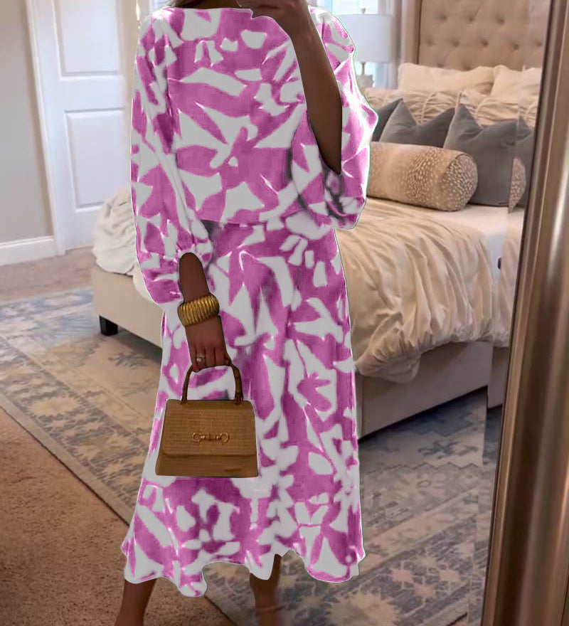 Henrietta – Elegantná a Voľná Maxi Šaty