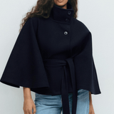 Lusana | Elegantný kabát s opaskom