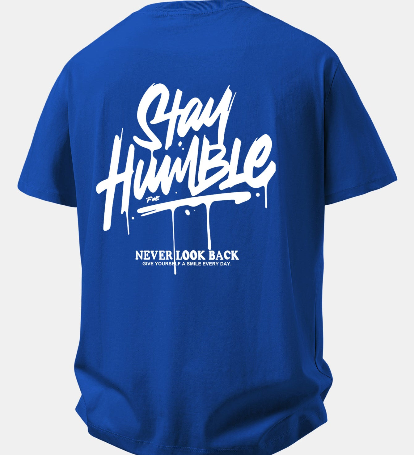 Pohodlné bavlnené tričko s potlačou Stay Humble
