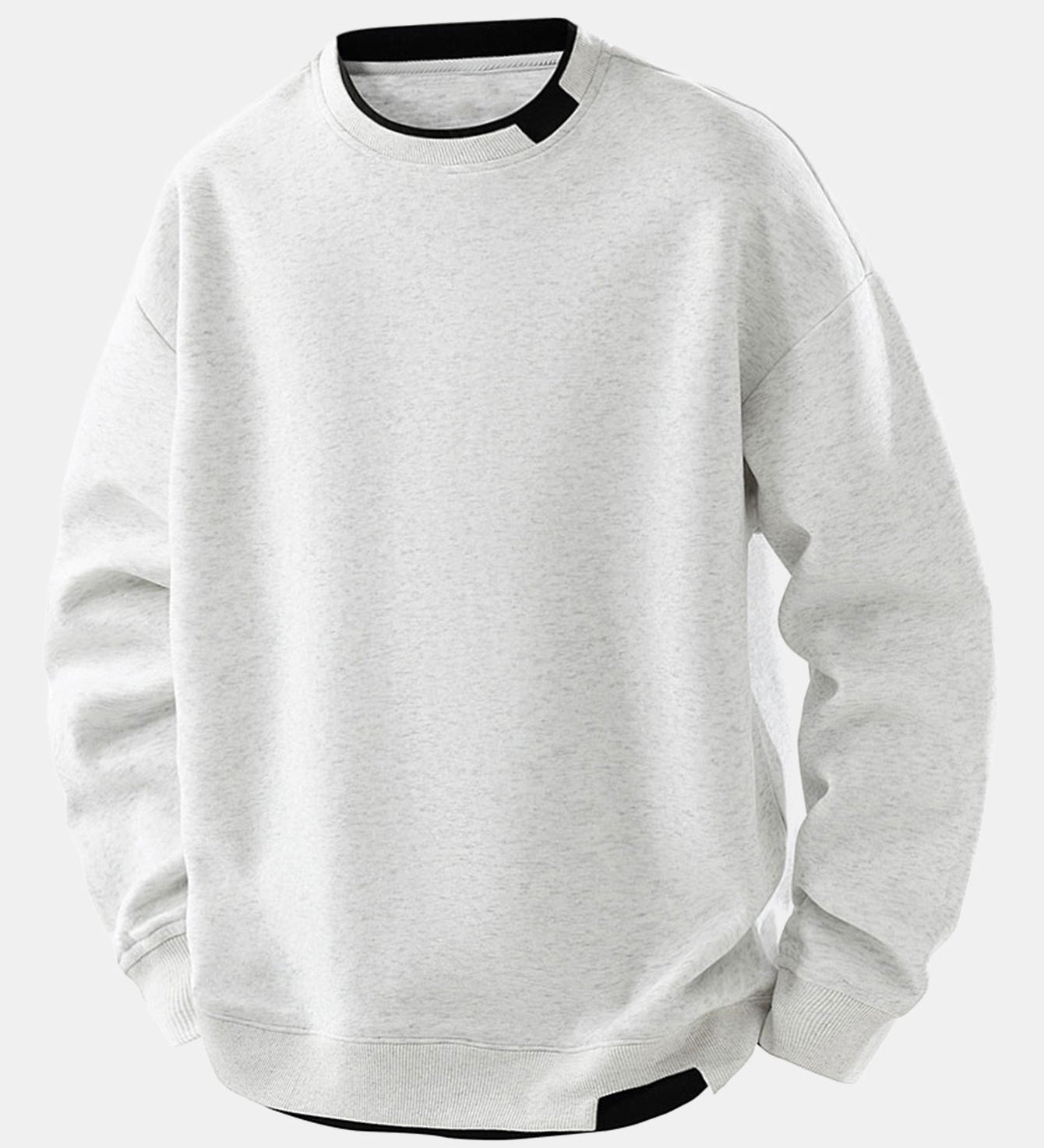 Camisola s okrúhlym výstrihom 2 v 1 vo voľnom strihu