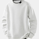 Camisola s okrúhlym výstrihom 2 v 1 vo voľnom strihu