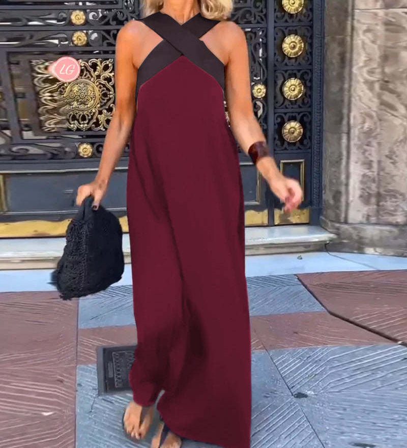 Lavinia – Voľná Halter Šaty