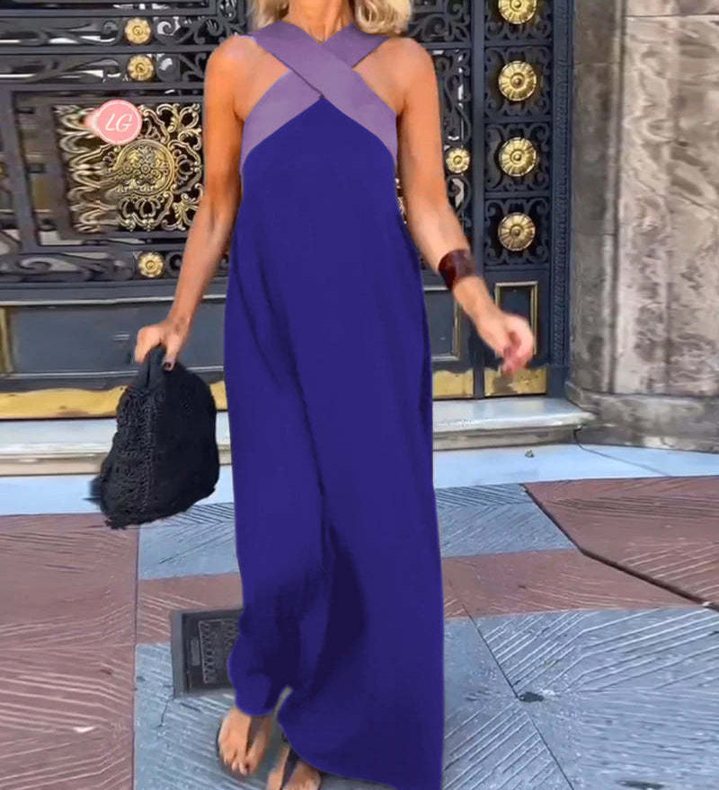 Lavinia – Voľná Halter Šaty