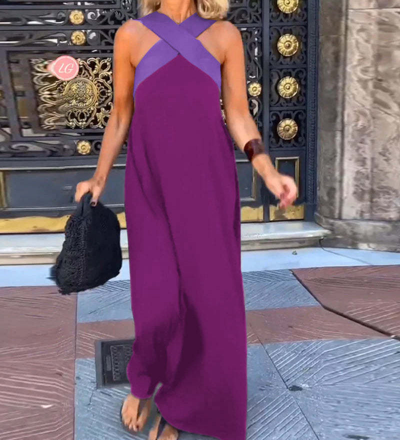 Lavinia – Voľná Halter Šaty