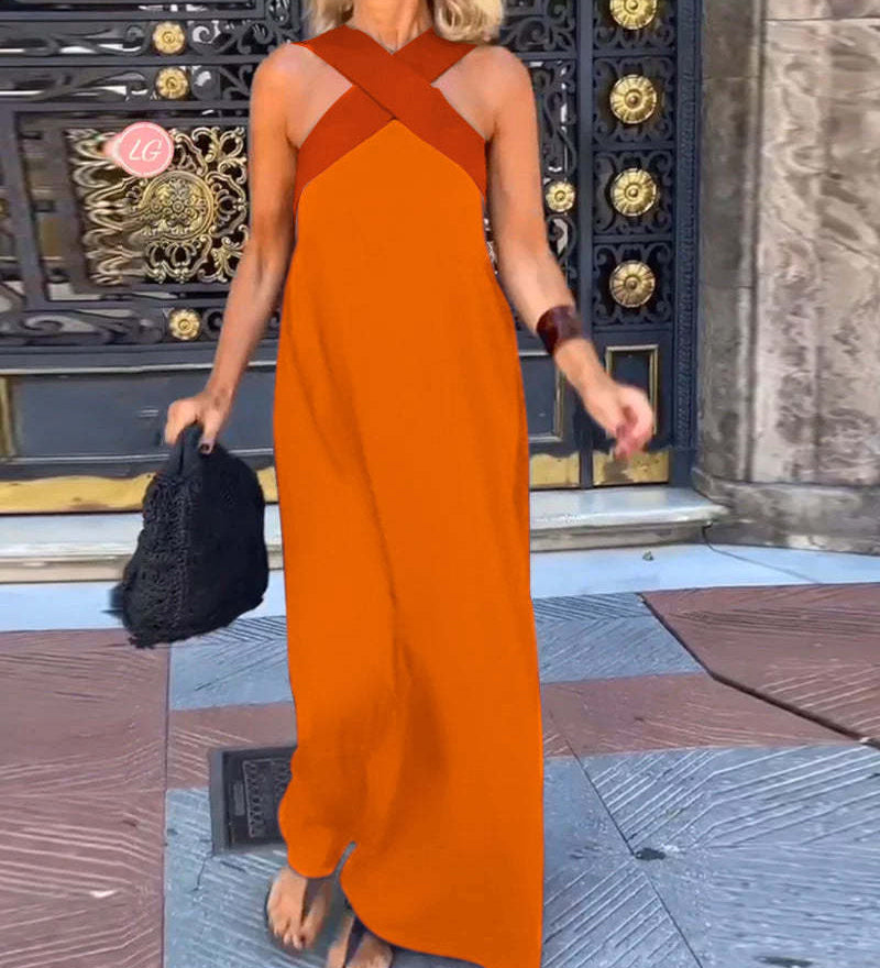 Lavinia – Voľná Halter Šaty