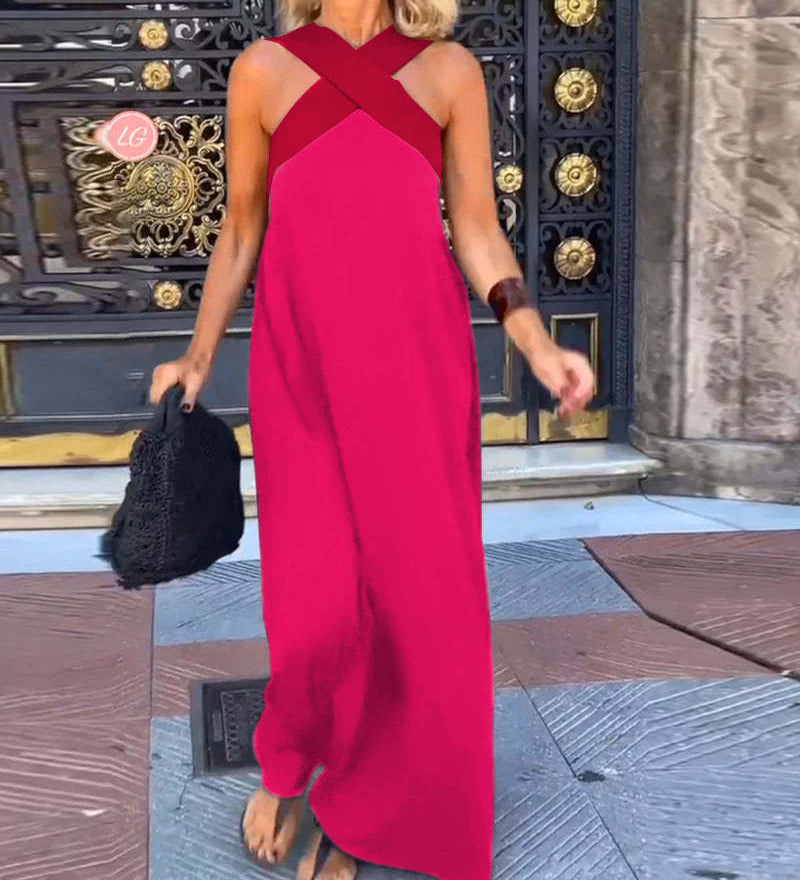 Lavinia – Voľná Halter Šaty