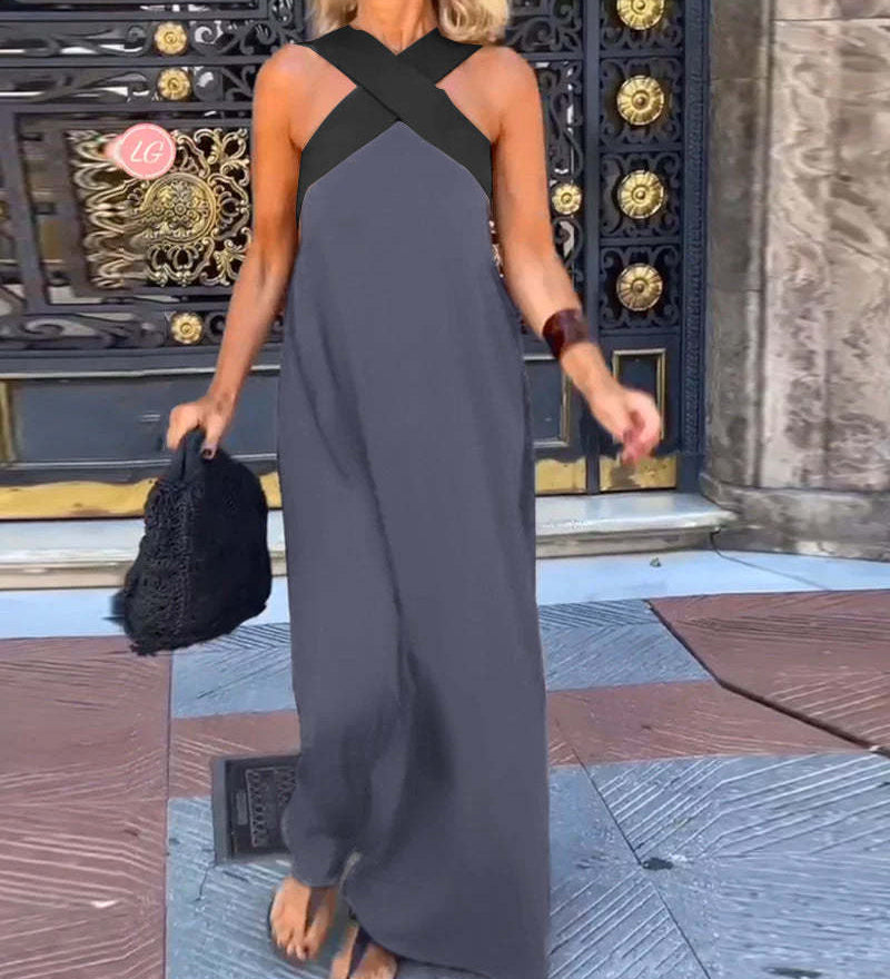 Lavinia – Voľná Halter Šaty