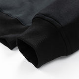 Camisola s okrúhlym výstrihom a prekrývajúcimi sa rukávmi s vyblednutým mramorovým vzorom