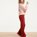 25635 Damesstretch Nohavice | Bordeaux