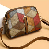 Clio — Mini Crossbody Taška Patchwork