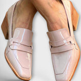 Elaine - Lesklé loafers