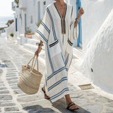 Irina – Kaftan šaty námorníckej línie