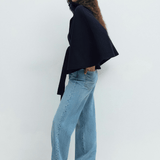 Lusana | Elegantný kabát s opaskom