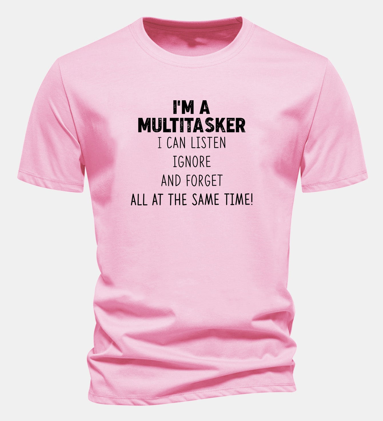 Bavlnené tričko s potlačou „It's A Multitasker“ v regular strihu