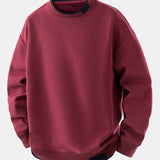Camisola s okrúhlym výstrihom 2 v 1 vo voľnom strihu