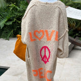Giovanna | Dlhý oversized cardigan