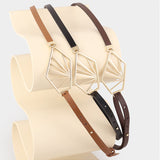 Adina – Minimalistický opasok s geometrickou prackou