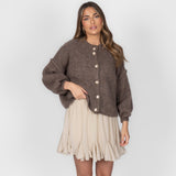 Oversized Cardigan Short "CozyGlam"