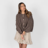 Oversized Cardigan Short "CozyGlam"