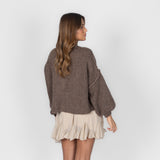 Oversized Cardigan Short "CozyGlam"