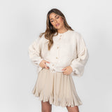 Oversized Cardigan Short "CozyGlam"