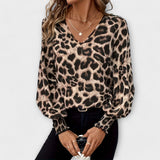 Sofia – Blúzka s Leopardím Tlačom