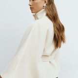 Lusana | Elegantný kabát s opaskom