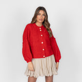 Oversized Cardigan Short "CozyGlam"