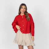 Oversized Cardigan Short "CozyGlam"