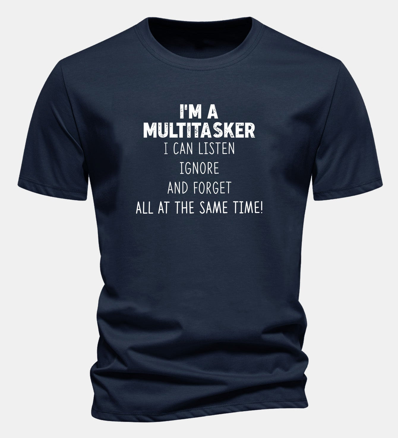 Bavlnené tričko s potlačou „It's A Multitasker“ v regular strihu