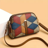 Clio — Mini Crossbody Taška Patchwork