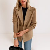 Marta™ | Elegantný kabát s chlpatými rukávmi
