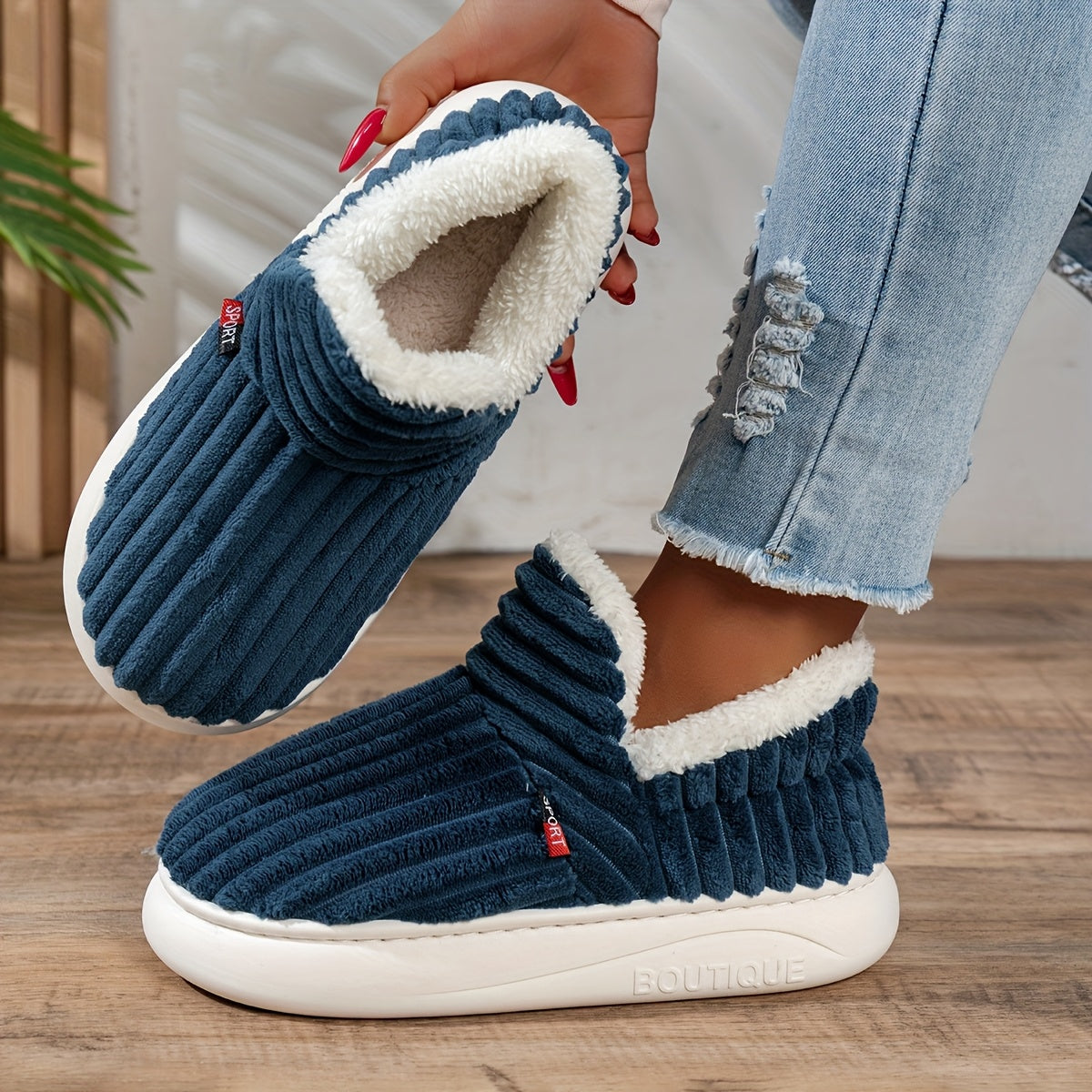 CozyStep – Pufové domáce papuče