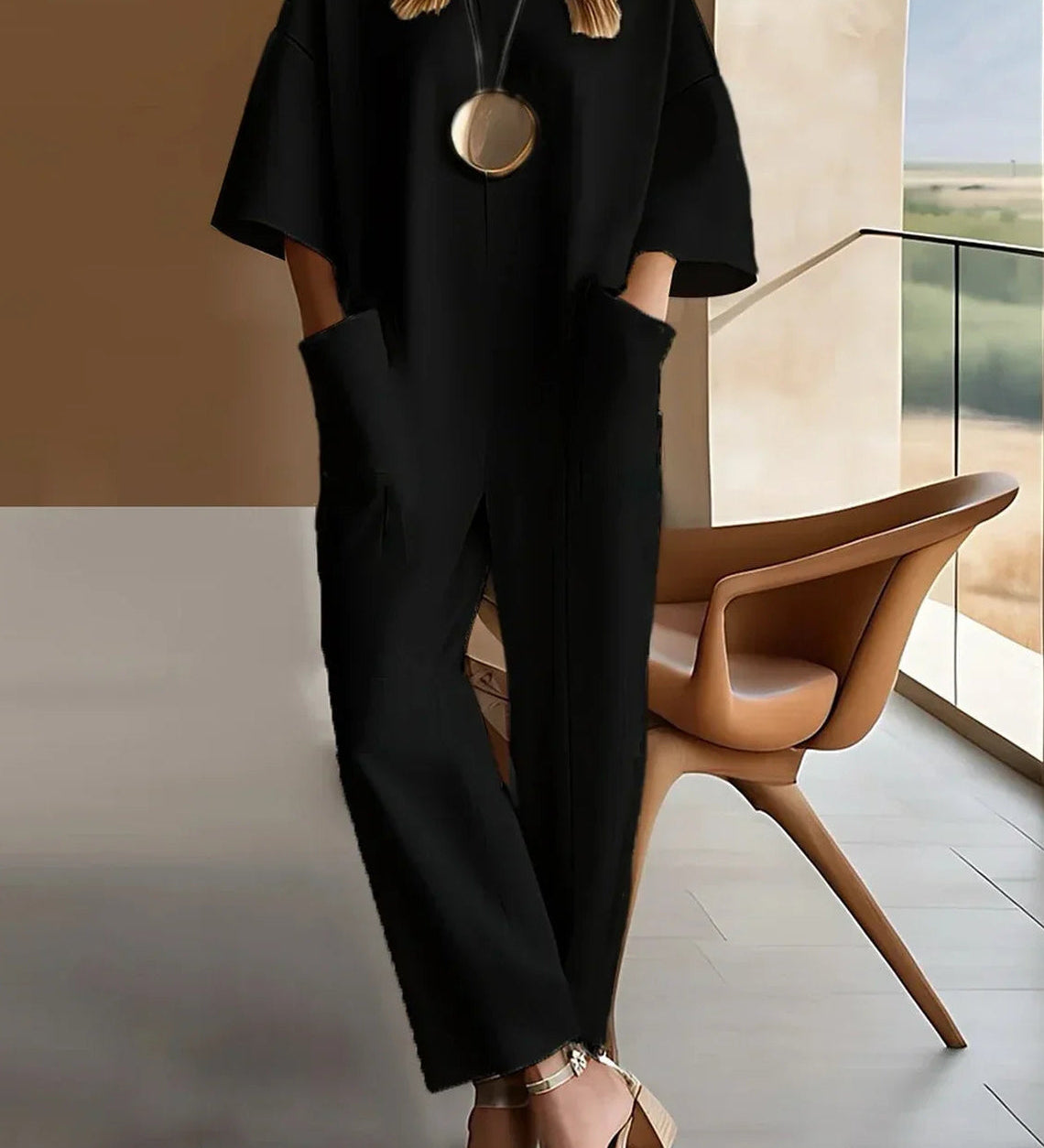 Claudia | Elegantná Fluidná Kombinéza