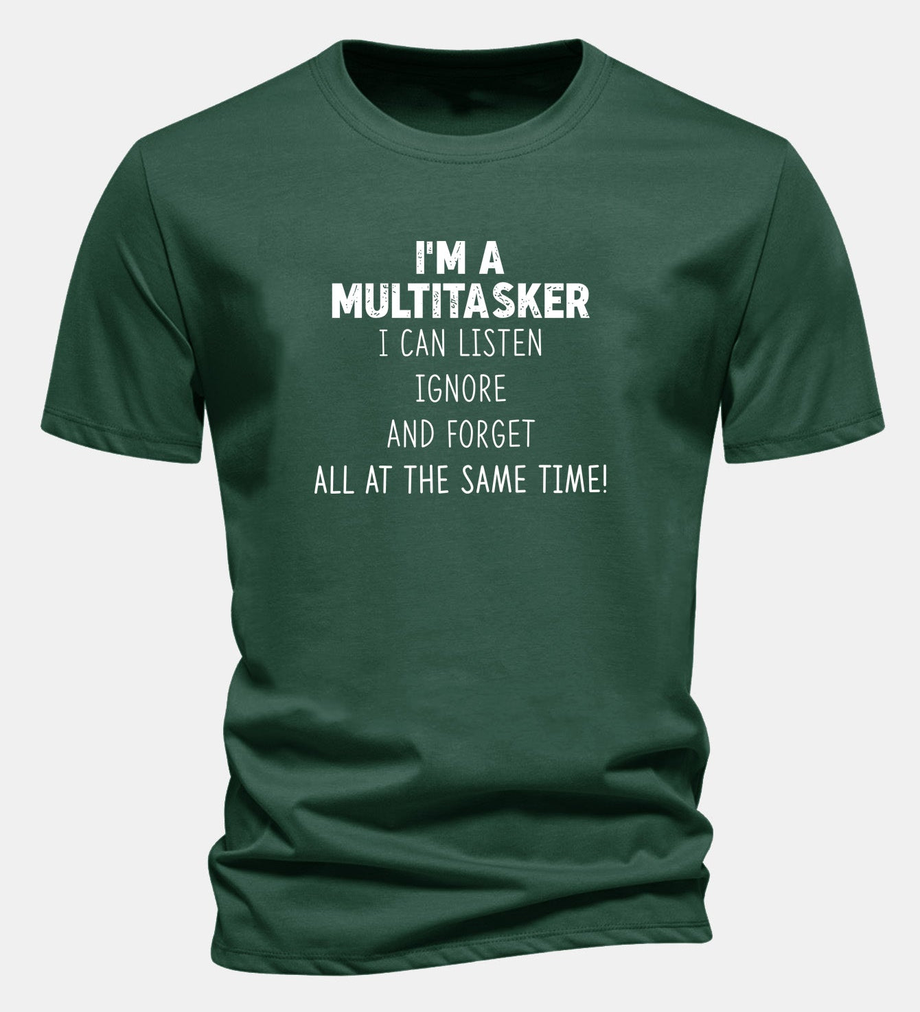 Bavlnené tričko s potlačou „It's A Multitasker“ v regular strihu