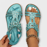 Marina – Boho sandále s pletenými remienkami
