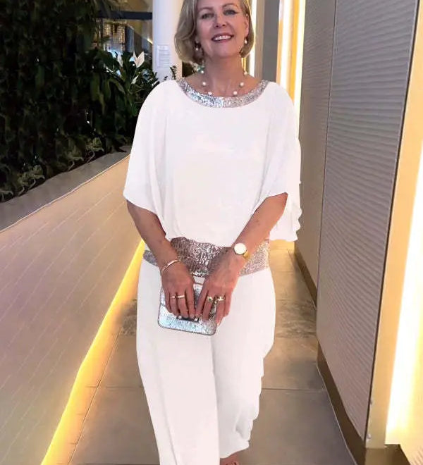 Liana – Elegantný set z topu a sukne