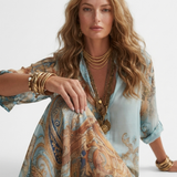 Maria – Elegantná Maxi Košeľová Šaty
