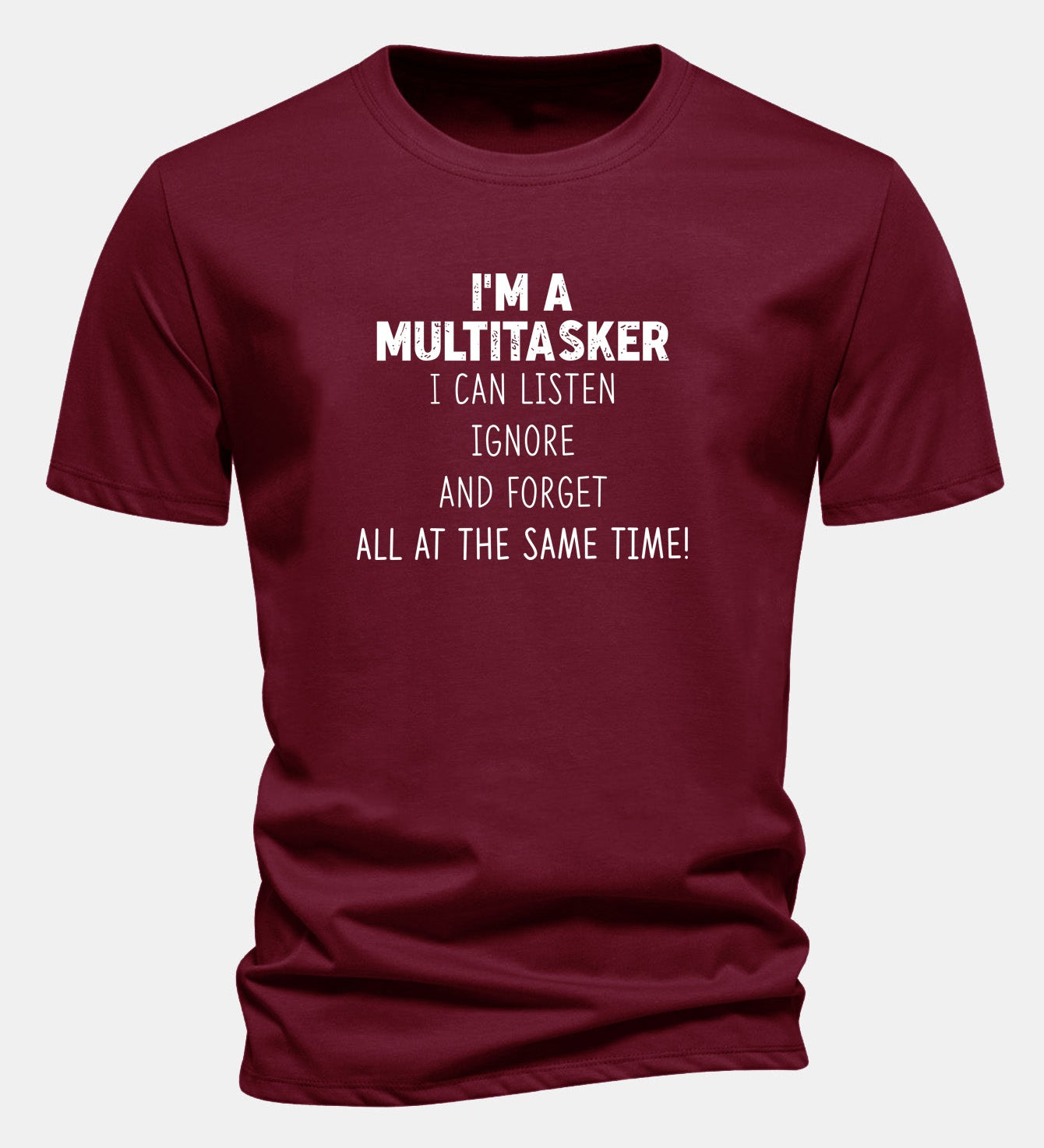 Bavlnené tričko s potlačou „It's A Multitasker“ v regular strihu