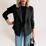 Marta™ | Elegantný kabát s chlpatými rukávmi