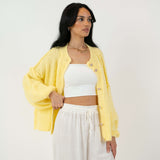 Oversized Cardigan Short "CozyGlam"