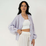 Oversized Cardigan Short "CozyGlam"