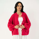 Oversized Cardigan Short "CozyGlam"