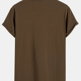 T-shirt z bavlny s potlačou a oblúkovým lemom "Nediagnostikovaná"