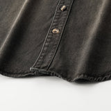 Pracovná košeľa z umývaného denimu