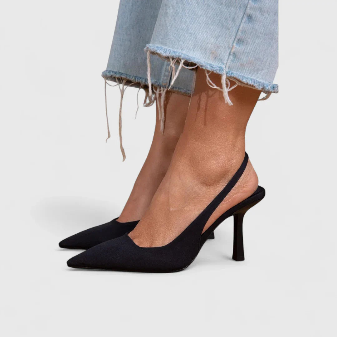 Isabelle – Slingback topánky s leopardím vzorom